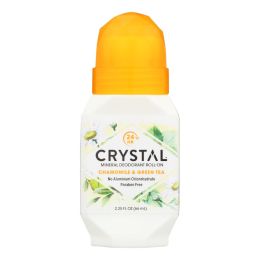 Crystal Essence Mineral Deodorant Roll-on Chamomile And Green Tea - 2.25 Fl Oz - Default