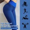 TIK Tok Leggings Women Butt Lifting Workout Tights Plus Size Sports High Waist Yoga Pants Small - Blue-XXXL