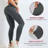 RAINBEAN TIK Tok Leggings Women Butt Lifting Workout Tights Plus Size Sports High Waist Yoga Pants - dark grey-L