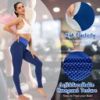 TIK Tok Leggings Women Butt Lifting Workout Tights Plus Size Sports High Waist Yoga Pants Small - Blue-XXXL