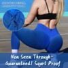 TIK Tok Leggings Women Butt Lifting Workout Tights Plus Size Sports High Waist Yoga Pants Small - Blue-XXXL