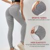 RAINBEAN TIK Tok Leggings Women Butt Lifting Workout Tights Plus Size Sports High Waist Yoga Pants - GREY-XXL