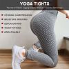 RAINBEAN TIK Tok Leggings Women Butt Lifting Workout Tights Plus Size Sports High Waist Yoga Pants - GREY-XXL