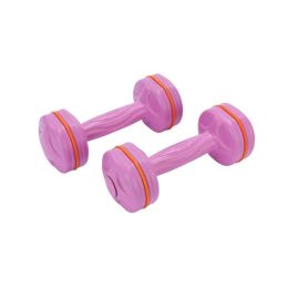 Yoga Hand Dumbbell Pair/ Body Sculpting Dumbbell Set For Women (Color: Purple, Type: Dumbbells)