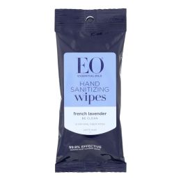 EO Products - Hand Sanitizer Wipes Display Center - Lavender - Case of 6 - 10 Pack (SKU: 577320)