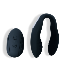 Hestia  Lightweight U-Shaped Vibrator, G-Spot Clitoral Vibe (Color: Black)